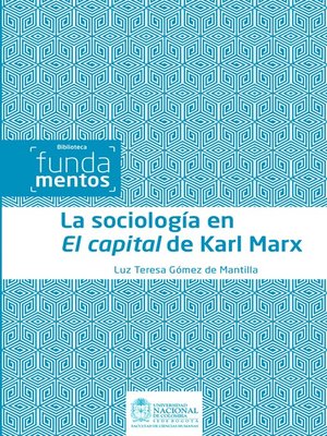 cover image of La sociología en El capital de Karl Marx